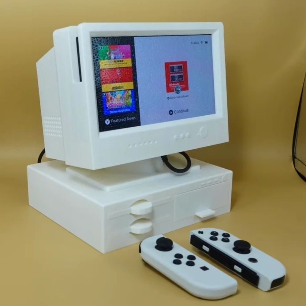 Retro Game Card - Dekoracyjny wspornik pod konsolę NS Switch,