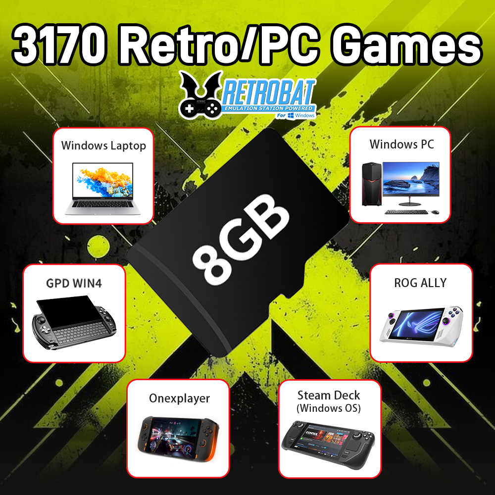 Retro Gaming App - Karta TF do gier 8 GB
