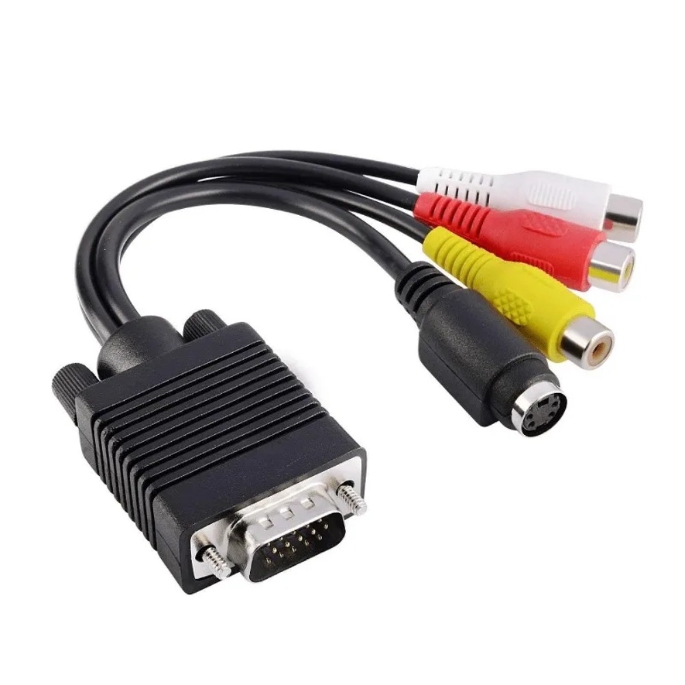 Kabel adapter VGA na S-Video 3 – Composite Rca Cable recenzja i cena