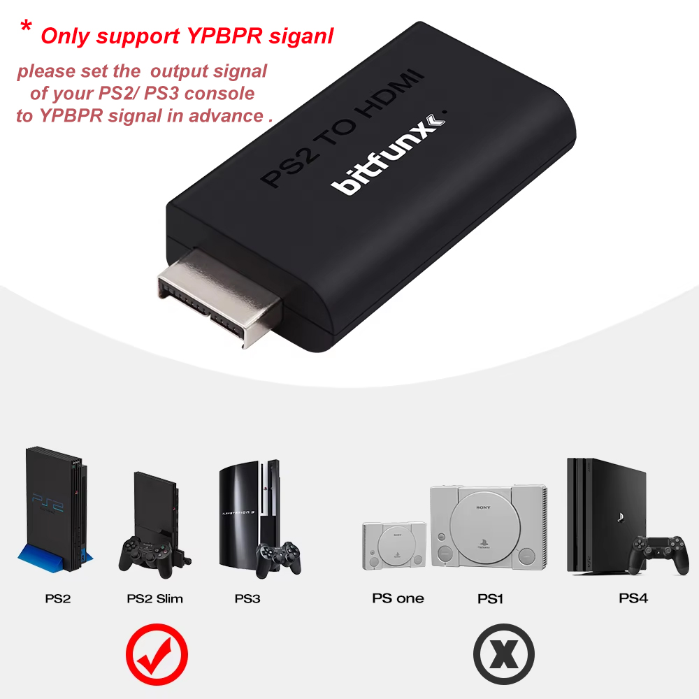 Bitfunx PS2 YPBPR do HDMI ™    – Retro Gaming Usb Stick recenzja i cena