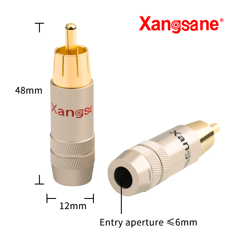 Xangsane 4 szt. wtyków RCA z c – Composite Rca Cable recenzja i cena